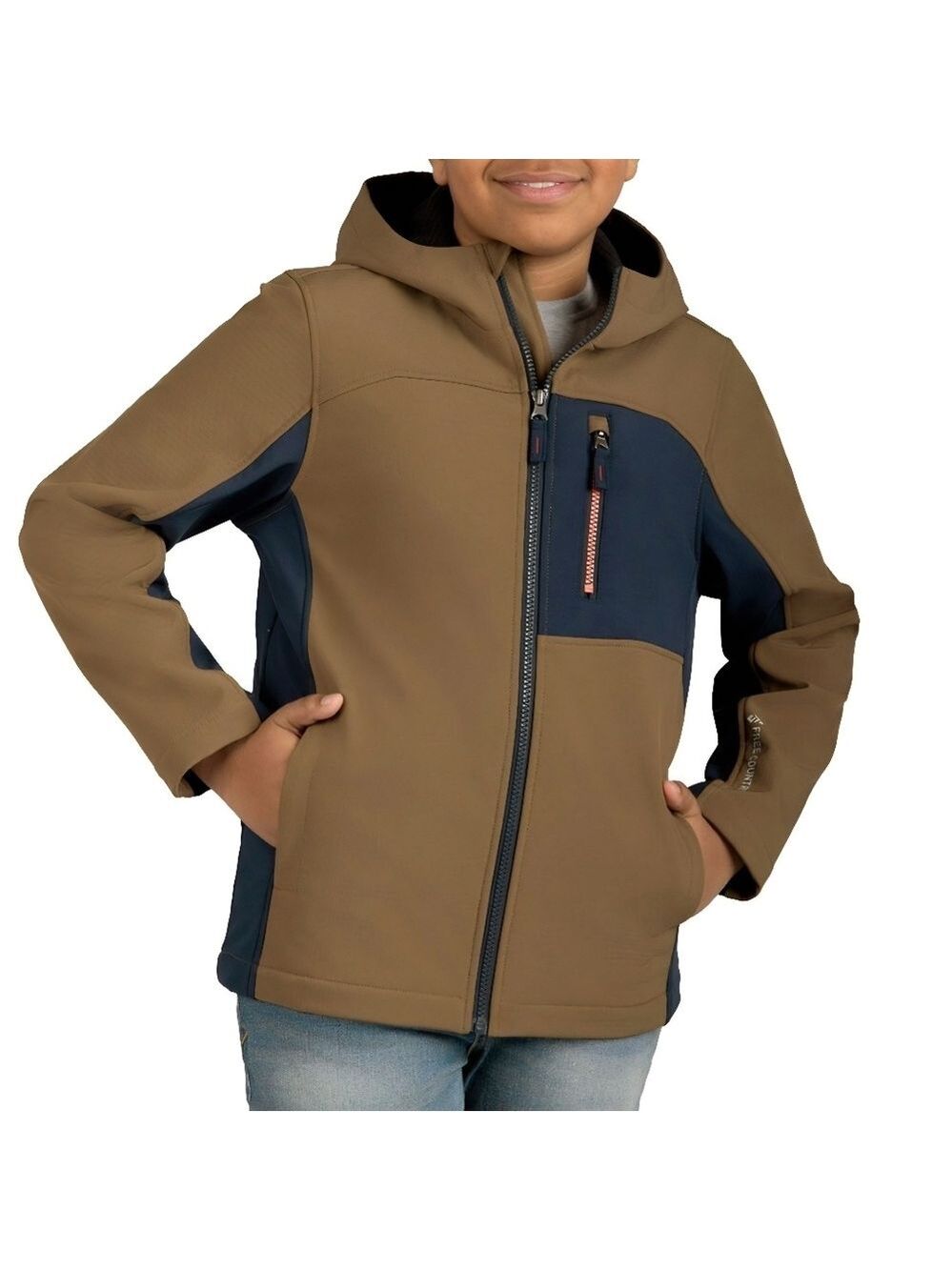 Free Country Boys Softshell Jacket Size Large 10/12 New With Tags
